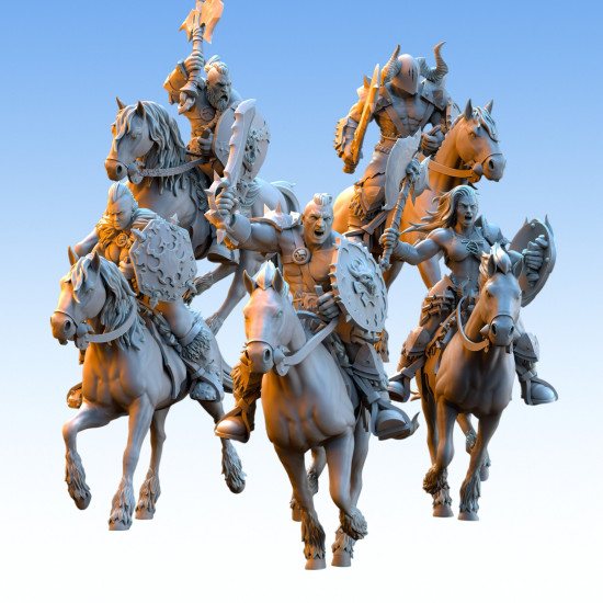 Realms of Mayhem - Cavaliers Barbares    