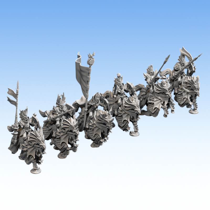 Hauts Elfes – Cavalerie Dragon 