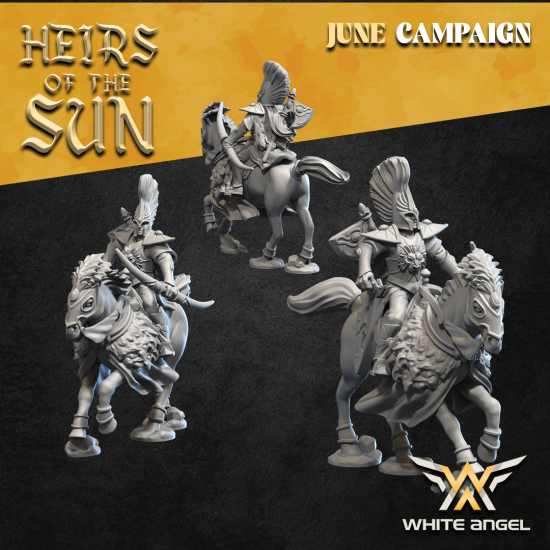 Hauts Elfes – Cavalerie lègère avec fourrure 