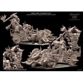 Orques et Gobelins - Char à sanglier Orques en fer 