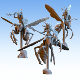 Elfes sylvestre - Cavalerie volante 