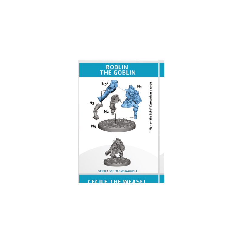 Dungeons & lasers -Animal Companions - Roblin le gobelin 