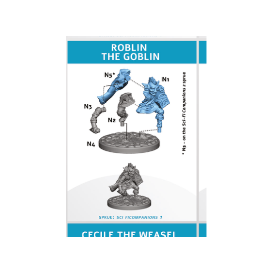 Dungeons & lasers -Animal Companions - Roblin le gobelin 