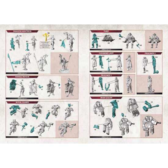 Dungeons & lasers -Personnages - Fauconnier 