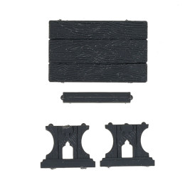 Dungeons & lasers - Accéssoires Fantasy – Table en bois 