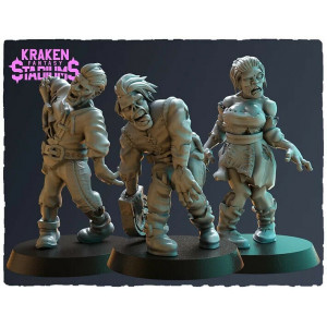 Fantasy Football Impression 3D Vendu non peint Zombies fan 1