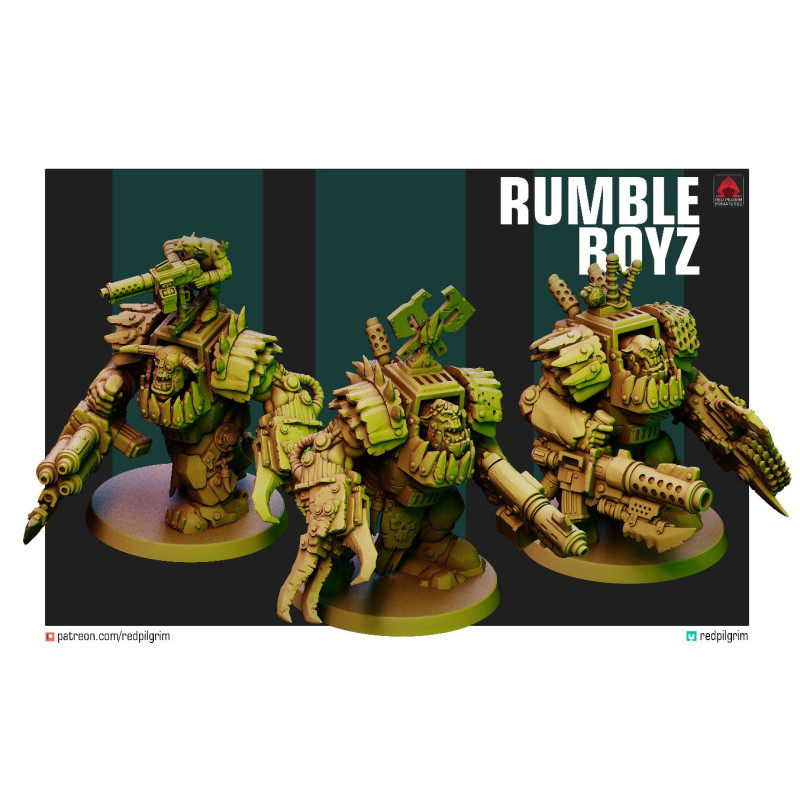 ork – Rumble Boyz  – lot de 3 figurines 