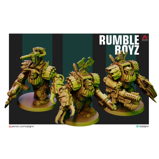 ork – Rumble Boyz  – lot de 3 figurines 