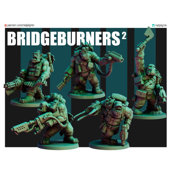 ork – Bridge Runners 2 – lot de 5 figurines 