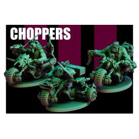 ork – Choppers – lot de 3 figurines 