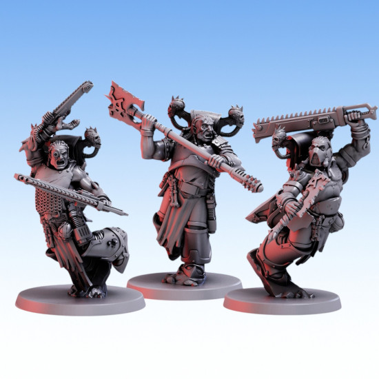 Red Pilgrim – Oathbreakers Blooded - Lot de 3 figurines 