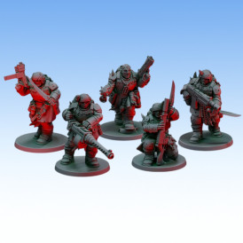 Red Pilgrim – Oathbreakers - Lot de 5 figurines 