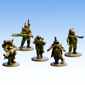 Red Pilgrim – Oathbreakers Miasmic Cohort - Lot de 5 figurines 