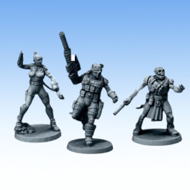 Red Pilgrim – Sicario Group - Lot de 3 figurines 