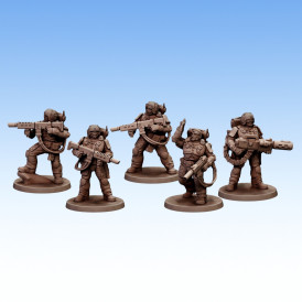 Red Pilgrim – Veterans - Lot de 3 figurines 