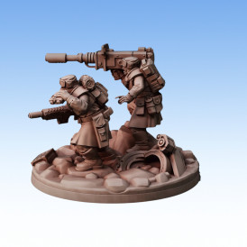 Red Pilgrim – Desert Hawks Lascannon Team 