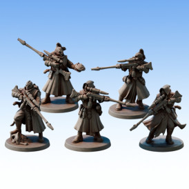 Red Pilgrim – Starwatchers - Lot de 5 figurines 