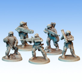 Red Pilgrim – Assault Team – Lot de 5 figurines 