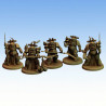 Red Pilgrim – Knights of Silence - Lot de 5 figurines 