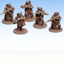 Red Pilgrim - Janissaries - Lot de 5 figurines 