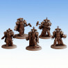 Red Pilgrim – Sword Brethren Squad - Lot de 5 figurines 