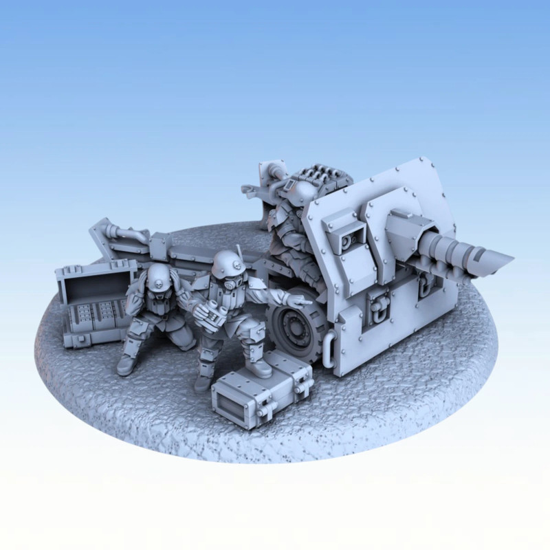 Red Pilgrim – Field Gun Heavy Battey Guns 