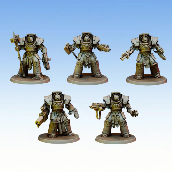 Red Pilgrim – C Armour Squad - Lot de 3 figurines 