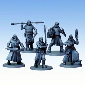 Red Pilgrim - Retinue - Lot de 5 figurines 