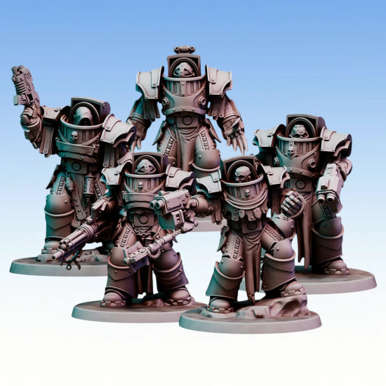 Red Pilgrim - Ancients - Lot de 5 figurines 
