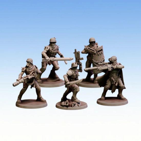 Red Pilgrim – Oathbreakers Violators - Lot de 5 figurines 