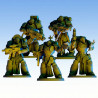 Red Pilgrim - Veterans - Lot de 5 figurines 