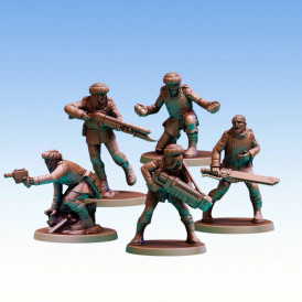 Red Pilgrim – Desert Hawks Last Stand - Lot de 5 figurines 