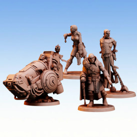 Red Pilgrim – Adepts of the Conclave - Lot de 4 figurines 