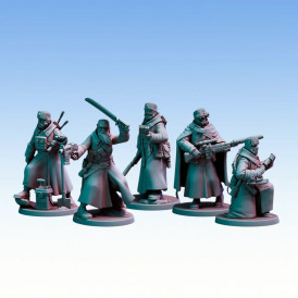Red Pilgrim – Winter Assault 2 - Lot de 5 figurines 