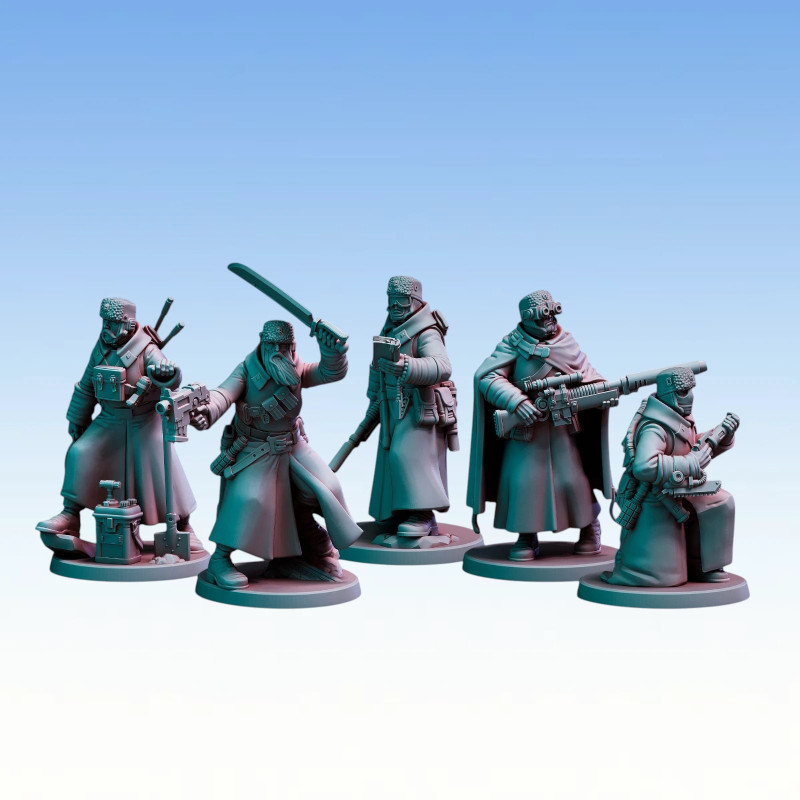 Red Pilgrim – Winter Assault 2 - Lot de 5 figurines 