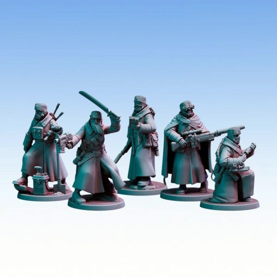 Red Pilgrim – Winter Assault 2 - Lot de 5 figurines 