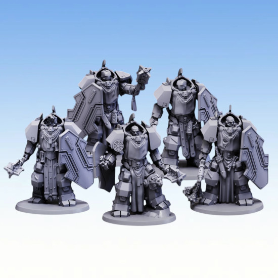 Red Pilgrim - Cataphractors - Lot de 5 figurines 