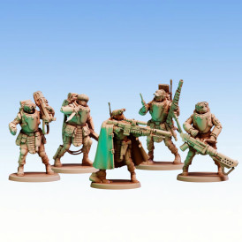 Red Pilgrim – Desert Hawks Janissaries - Lot de 5 figurines 