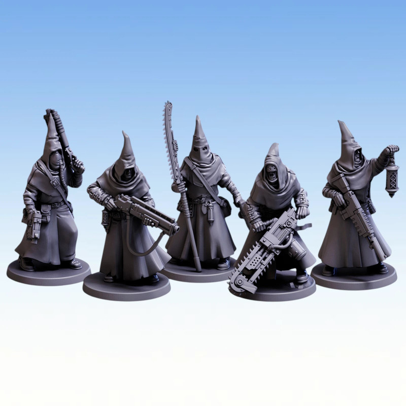 Red Pilgrim - Zealots - Lot de 5 figurines 