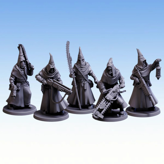 Red Pilgrim - Zealots - Lot de 5 figurines 