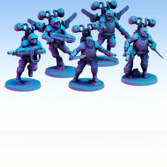 Red Pilgrim -  - Lot de 3 figurines 