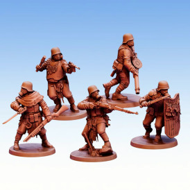 Red Pilgrim - Apostates - Lot de 5 figurines 