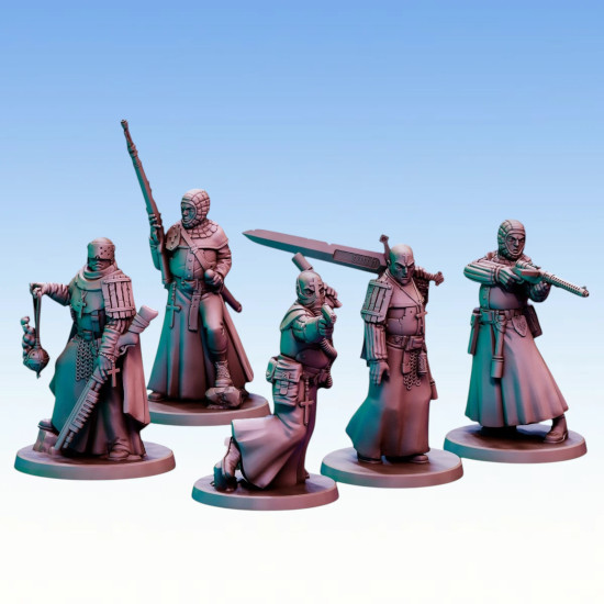Red Pilgrim - Orphans - Lot de 5 figurines 