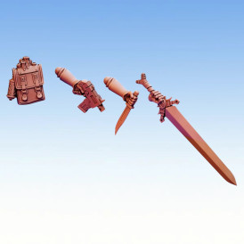 Red Pilgrim – Weapons Lot - Lot de 4 figurines 