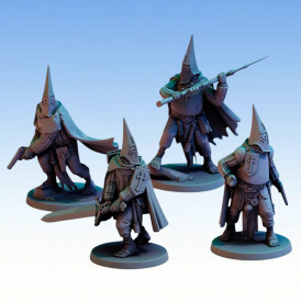Red Pilgrim - Pilgrims - Lot de 4 figurines 