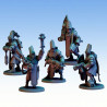 Red Pilgrim – Ecclesiarchy Ministorum Guard - Lot de 5 figurines 