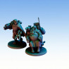 Red Pilgrim – Interrogator Thiemlemann with Bodyguard - Lot de 2 figurines 