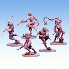 Red Pilgrim - Strigois - Lot de 5 figurines 