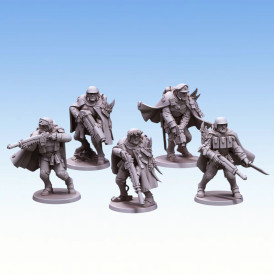 Red Pilgrim – Green Hell Commandos - Lot de 5 figurines 