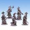 Red Pilgrim – Pontifical Guards - Lot de 5 figurines 